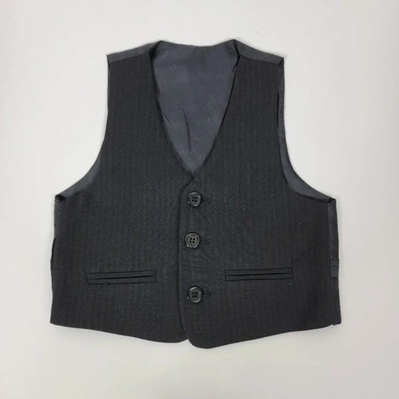 Tip Top Toddler Vest Black Boy Size‎ 2T - Picture 1 of 6